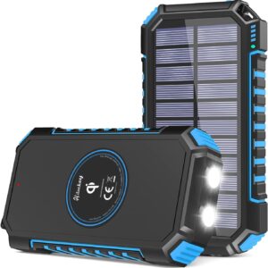 Hiluckey Cargador Solar 26800mAh Power