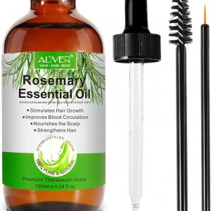 120 ML Aceite Esencial Romero, Aceite de Romero para Cuidado de la piel