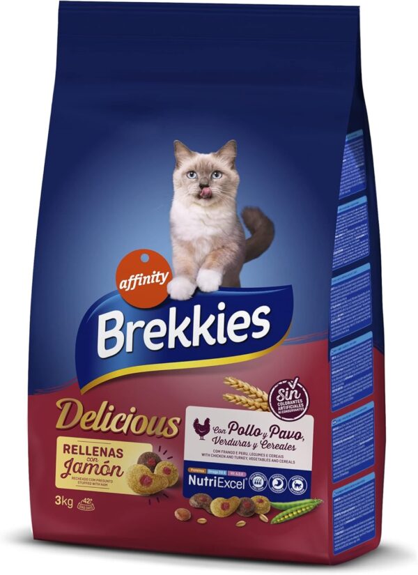 Brekkies Pienso para Gatos Delicious...