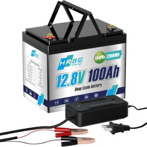 HRBEENERGY 12V 100AH LiFePO4 Batería.