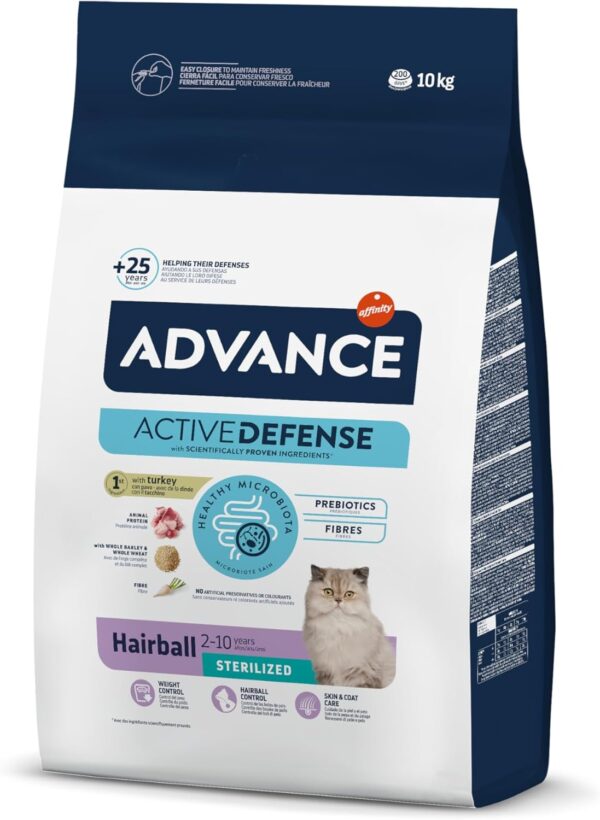Advance Cat Hairball Sterilized, Pienso...