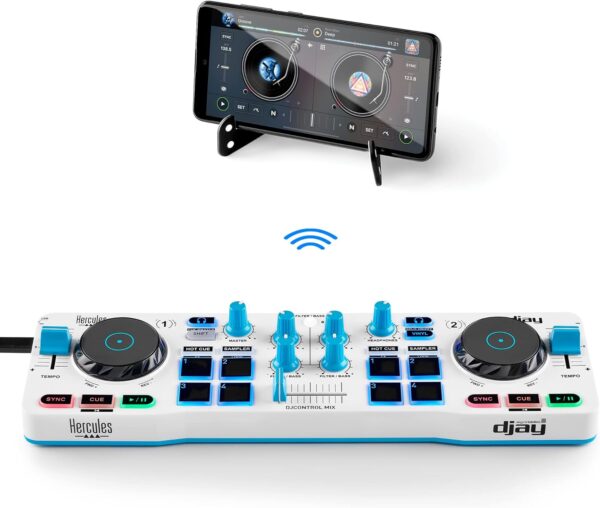 Hercules DJControl Mix Blue Edition – Controladora de DJ Ina...