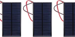 3 uds Mini Panel Solar DC 6V