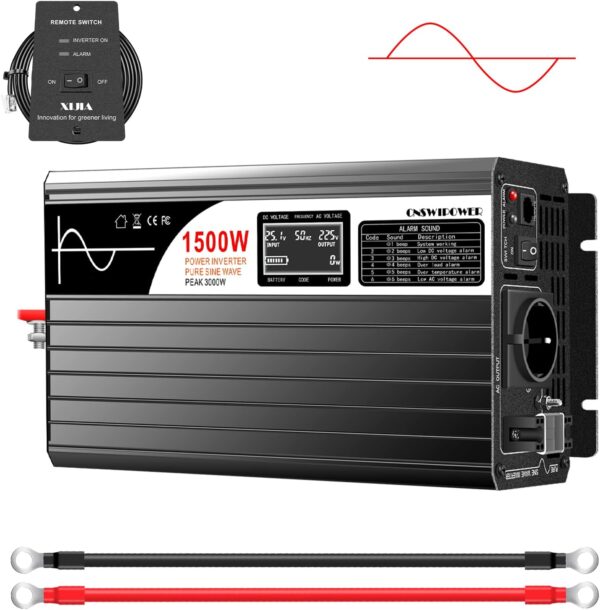 Xijia 1500W (máximo 3000W) Onda...
