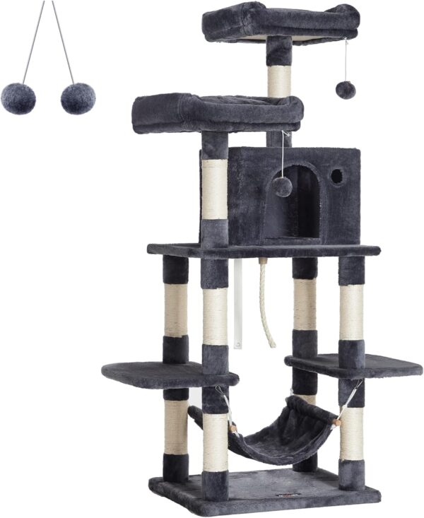 Feandrea Árbol de Gatos con Pompones,...