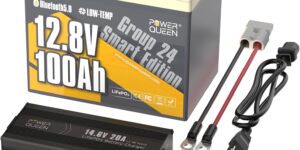 Power Queen Batería LiFePO4 de 12.8 V.