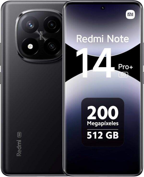 Xiaomi Redmi Note 14 Pro+ 5G - Smartphone de 12+512GB, Panta...