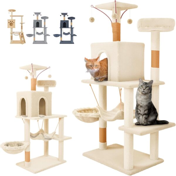 JUPPLIES Rascador para Gatos 143cm -...