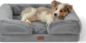 Bedsure Sofá Perro Ortopédica Mediano -
