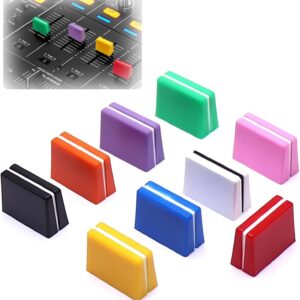 Niuhong 9 Pcs Tapas Atenuador Colores Perillas Deslizantes M