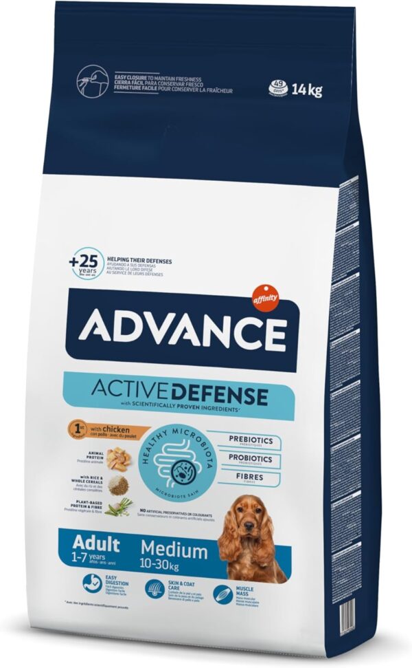 Advance Medium Adult Chicken, Pienso...