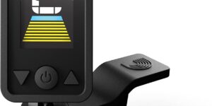 D'Addario Afinador de Guitarra - Eclipse Headstock Tuner - A