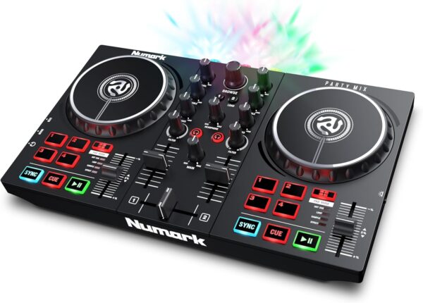 Numark Party Mix II - Controladora DJ, mesa de mezclas con l...