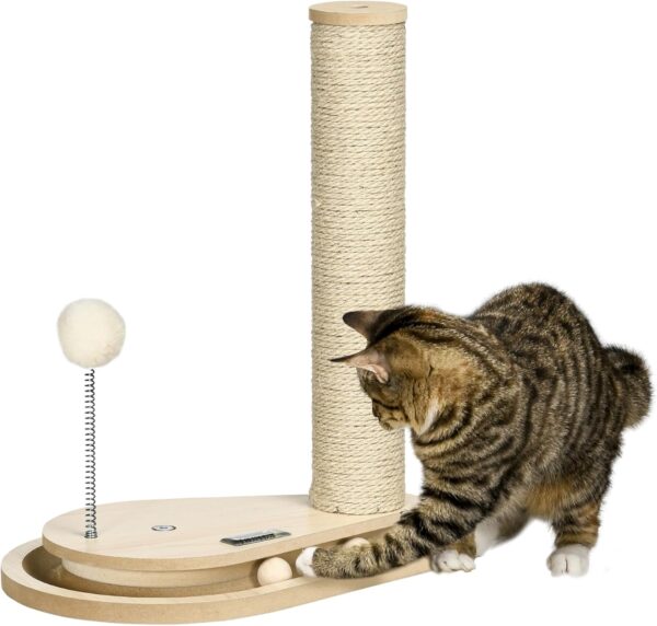 PawHut Árbol Rascador para Gatos 40 cm...