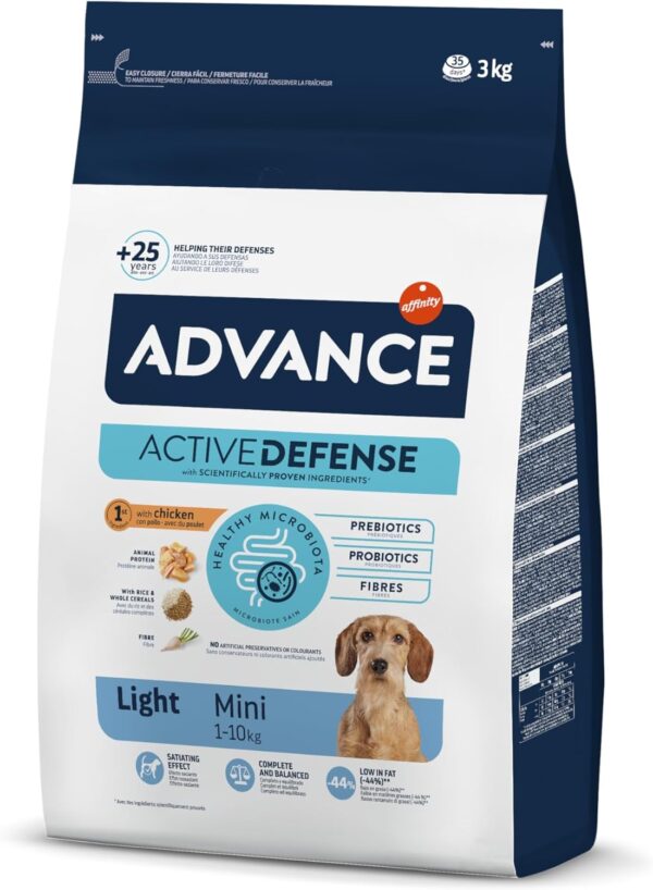 Advance Mini Light, Pienso para Perros...