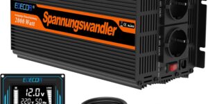 EDECOA Inversor 12v 220v 2000w