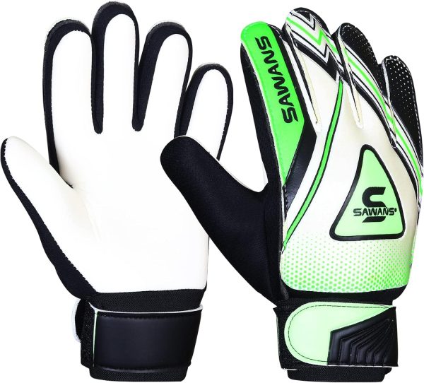 Guantes de Portero de fútbol para niños, niños, jóvenes, Adultos, protección de Portero, Guantes de Portero, Soporte para los Dedos, muñeca