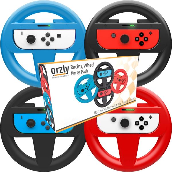Orzly Volantes 4 en 1 Para Mario Kart Nintendo