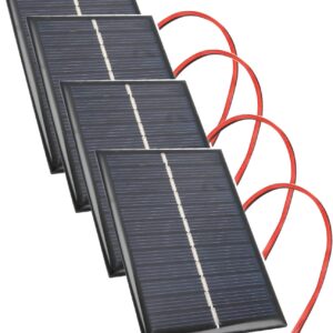 RUNCCI-YUN 4pcs 6V 100mA 90X60mm Micro