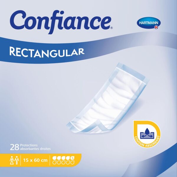 Confiance Rectangular - Pañales rectos