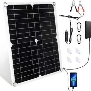 【12W 16V Panel Solar Portátil Kit】KWODE
