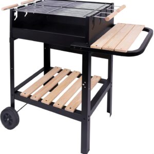 AKTIVE Barbacoa de carbón portátil con