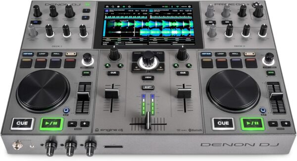 Denon DJ PRIME GO+ Controlador DJ portátil y mezclador con s...