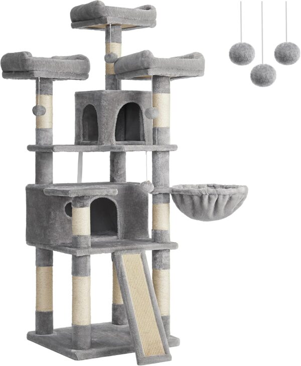 Feandrea Árbol para Gatos, XXL,169 cm,...