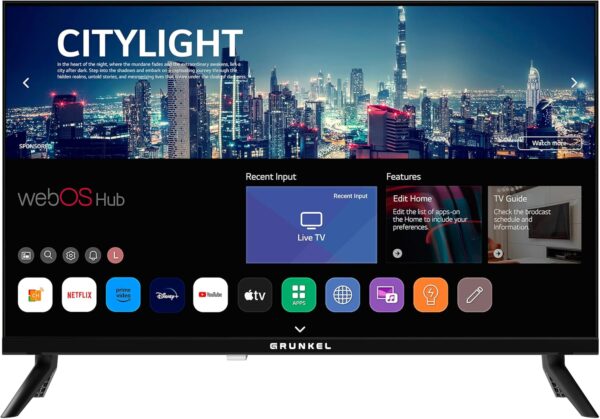 Grunkel Television Smarttv 24 Pulgadas WebOs QLED (WebOs)