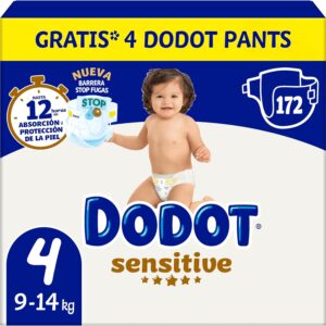 Dodot Pañales Bebé Sensitive Talla 4