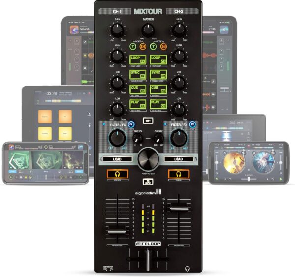 Reloop Reelop Mixtour - Controlador de DJ USB Portátil para ...