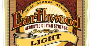Ernie Ball Earthwood Light - Cuerdas para guitarra acústica.