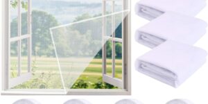 4 Piezas Mosquiteras de Ventanas Con 4