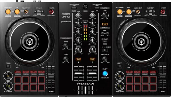 Pioneer DJ DDJ-400, Controlador portátil de 2 canales para D...