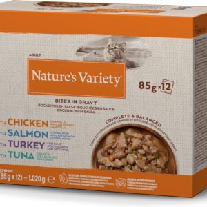 81ewvmAwwQL._AC_SL1500_.jpg Nature's Variety Bocaditos en Salsa