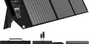 Mesuvida 30W Placa Solar Portatil con 5