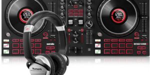Numark Mixtrack Platinum FX + HF125 – Controlador DJ de 4 se