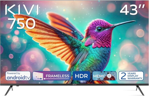 KIVI 43U750NB Smart TV sin marco - Televisores 55 Pulgadas 4...