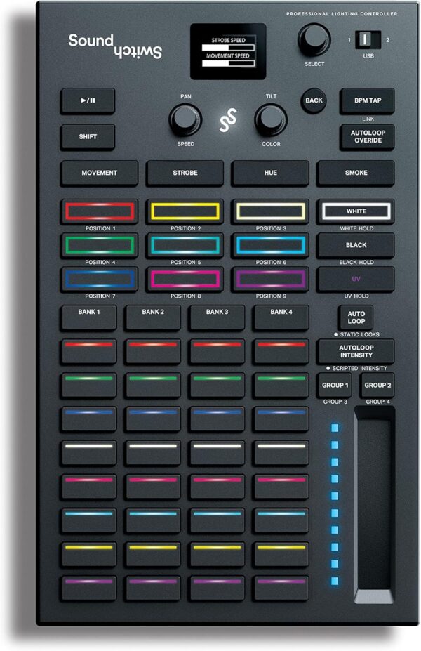 SoundSwitch Control One - Controlador de iluminación DMX DJ ...