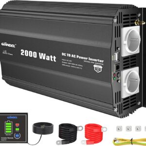GIANDEL Inversor de Corriente 2000W