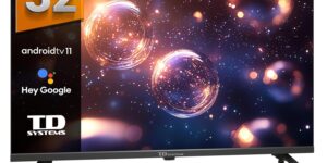 TD Systems - Smart TV 32 Pulgadas HDR sin Marcos. Android 11