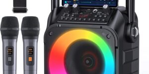 Singingmate Máquina de Karaoke. Altavoz Bluetooth portátil p
