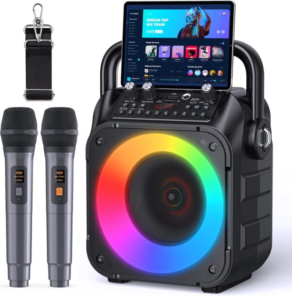 Singingmate Máquina de Karaoke, Altavoz Bluetooth portátil p...