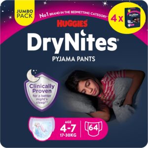 Huggies DryNites Pañales para Niña 4-7.