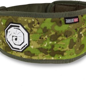 TRAINLIKEFIGHT - Cinturón Halterofilia - Cinturón para Entrenamiento Funcional, Levantamiento de Pesas, Fitness y Entrenamiento con Altas Cargas - Soporte Lumbar