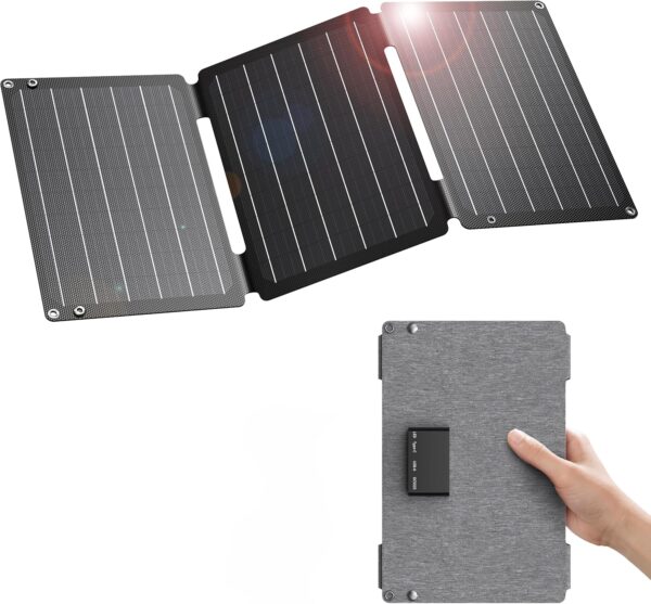30W Cargador Solar Plegable, BigBlue...
