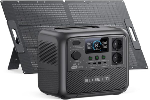 BLUETTI AC70 Generador Solar con 100W