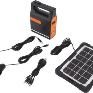 Generador Solar Portátil. Central Eléctrica. Estación de Ene