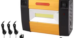 Generador Solar Portátil. Central Eléctrica Liviana con Luce