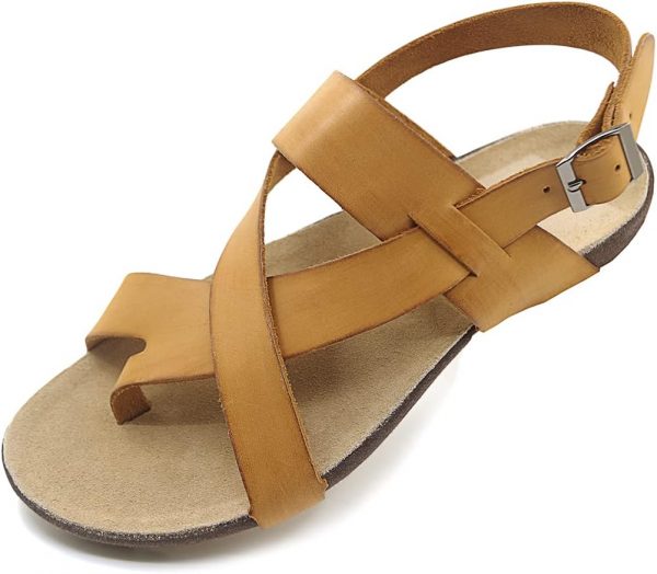 Harssidanzar Sandalias Piel Hombre
